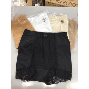 Rhonda shear pin up briefs 5 pack size medium ruched lace new from HSN